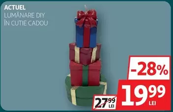 Actuel - LUMÂNARE DIY ÎN CUTIE CADOU