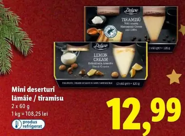 Mini deserturi lămâie / tiramisu