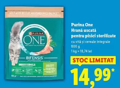 Purina - Hrană uscată pentru pisici sterilizate