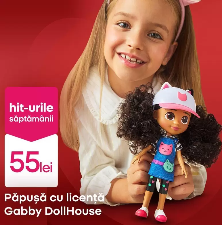 Păpușă cu licență Gabby DollHouse