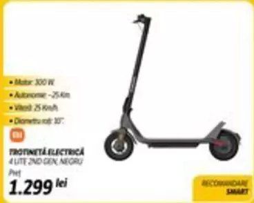 Electrica - TROTINETA ELECTRICA 4 LITE 2ND GEN NEGRU