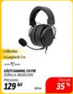 CAȘTI GAMING, CU FIR