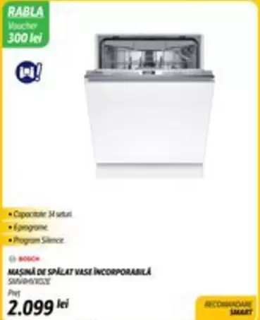 Bosch - MAŞINA DE SPALAT VASE INCORPORABILA