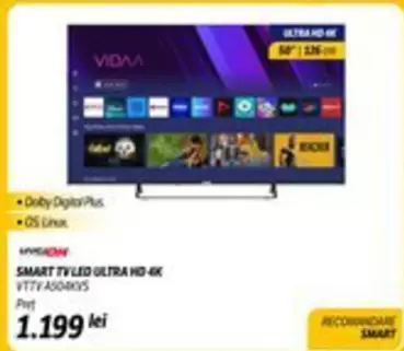 SMART TV LED ULTRA HD 4K VTTY ASO4KYS