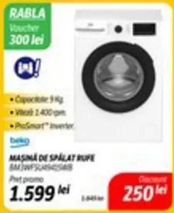 Beko - MASINA DE SPALAT RUFE BMWFSU94542SAS