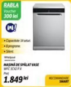 MAȘINA DE SPALAT VASE WFC 3C42 PX