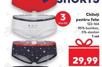 Chiloţi pentru fete