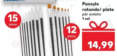 Pensule rotunde/ plate