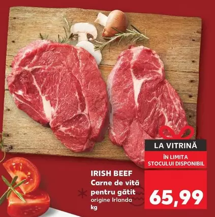 IRISH BEEF Carne de vită
