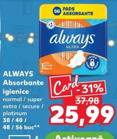 Always - Absorbante igienice