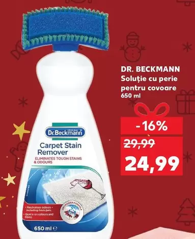 Soluție cu perie pentru covoare