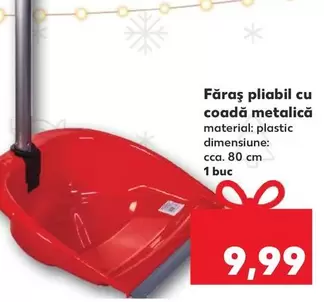 Făraş pliabil cu coadă metalică