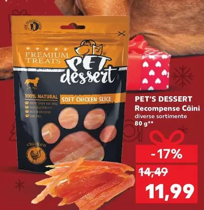PET'S DESSERT Recompense Câini