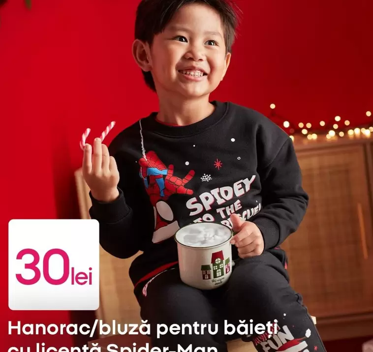 Spider Man - Hanorac/bluză pentru băieți