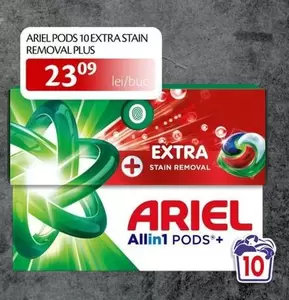 Ariel - PODS 10 EXTRA STAIN REMOVAL PLUS