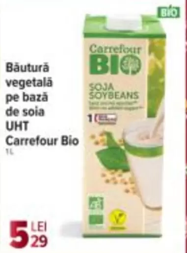 Băutură vegetală pe bază de soia UHT