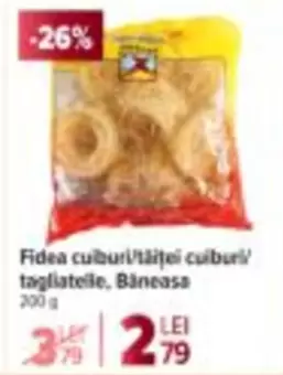 Fidea cuburi/tăiţei cuburi/ tagliatelle