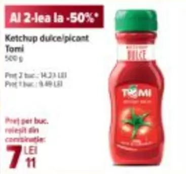 Ketchup dulce/picant