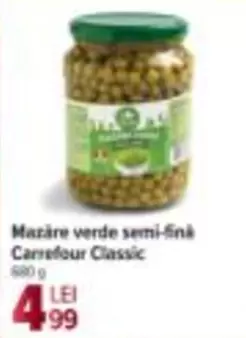 Mazăre verde semi-fînă