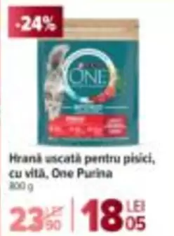 Purina - Hrană uscată pentru pisici, cu vită