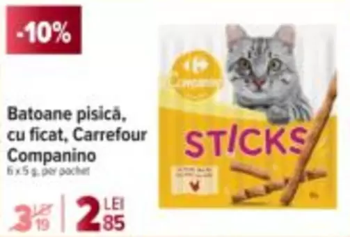 Batoane pisică, cu ficat