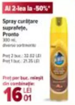 Spray curăţare suprafețe