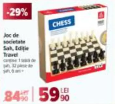 Joc de societate Sah, Ediție Travel