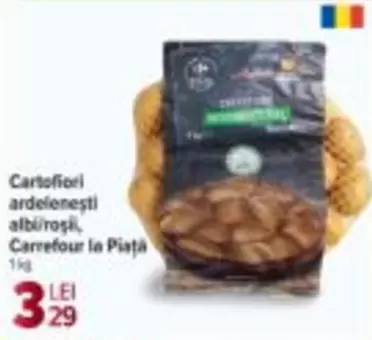 Cartofiori ardelenești alburoși, Carrefour la Piață