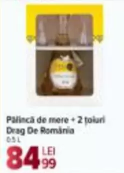 Pălincă de mere + 2 ţoluri