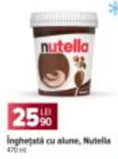 Nutella - Înghețată cu alune