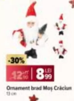 Ornament brad Moș Crăciun