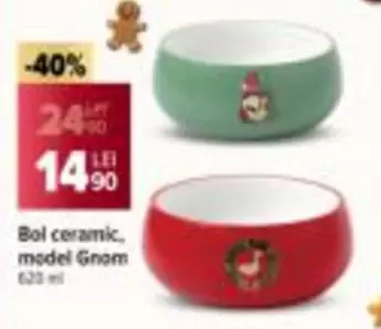 Bol ceramic, model Gnom