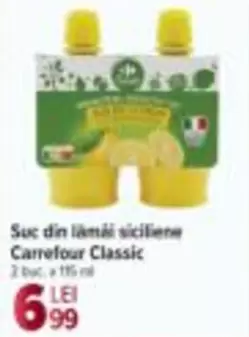 Suc din lămâi siciliene