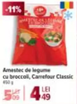 Amestec de legume cu broccoli