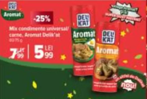 Mix condimente universal! carne, Aromat Delik'st