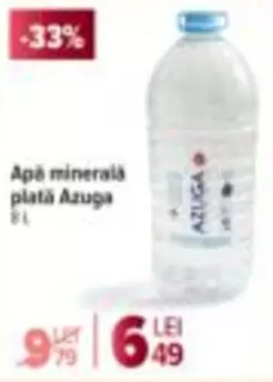 Apă minerală plată