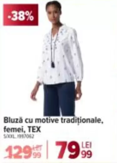 Bluză cu motive tradiționale, femei