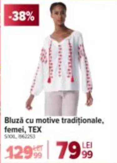 Bluză cu motive tradiționale, femei