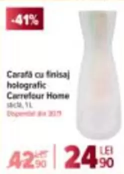 Carafă cu finisaj holografic