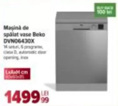 Beko - spălat vase DVN06430X
