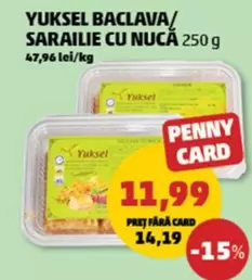 BACLAVA/SARAILIE CU NUCĂ