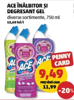 Ace - ÎNĂLBITOR ȘI DEGRESANT GEL