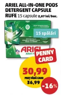 Ariel - ALL-IN-ONE PODS DETERGENT CAPSULE RUFE