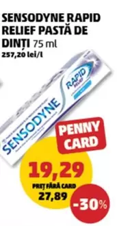 RAPID RELIEF PASTĂ DE DINȚI