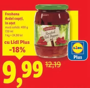 Ardei copți, in otet