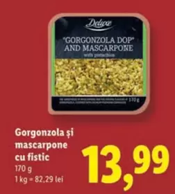 Gorgonzola şi mascarpone cu fistic
