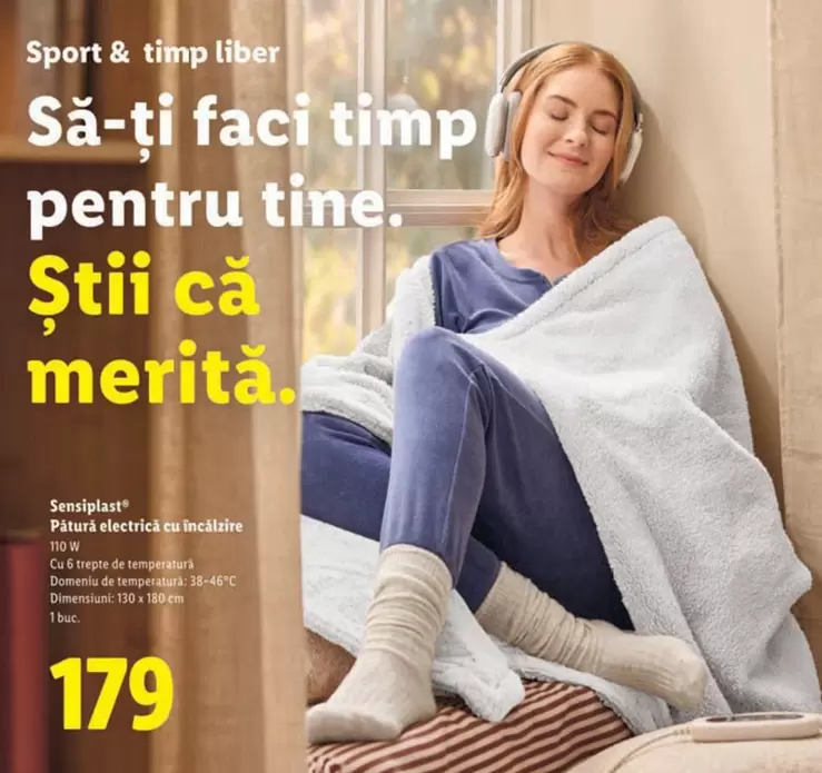 Pătură electrick cu incalzire