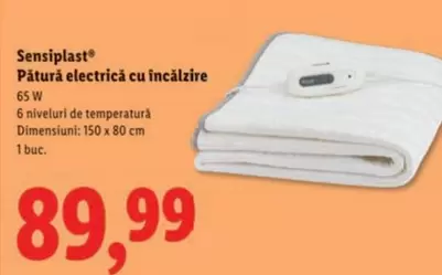 Pătură electrică cu încălzire