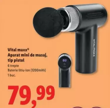 Aparat mini de masaj, tip pistol