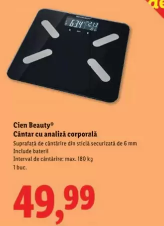 Cântar cu analiză corporalá